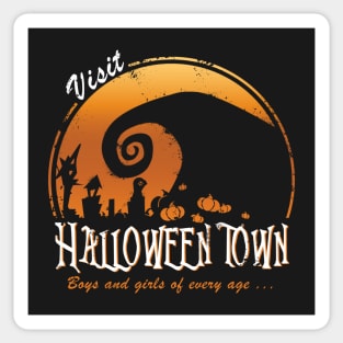 Visit Halloween Town Sticker